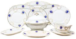 438 - VAJILLA DE PORCELANA FRANCESA DE LIMOGES