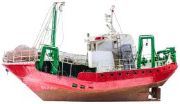 812 - MAQUETA DE BARCO PESQUERO