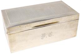 608 - CAJA TABAQUERA INGLESA EN PLATA DEL PRIMER TERICO S.XX