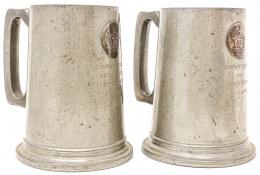 782 - DOS JARRAS INGLESAS - TROFEO EN ESTAÑO DE LOS AÑOS 30