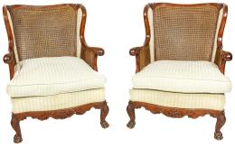 303 - PAREJA DE SILLONES DE MEDIADOS DEL S.XX