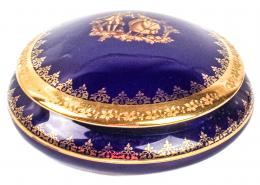 443 - CAJA EN PORCELANA DE LIMOGES DE DE LA SEGUNDA MITAD DEL S.XX