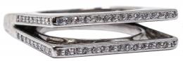 69 - ANILLO DE DISEÑO CON BRILLANTES