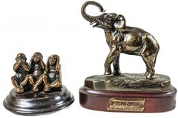 795 - DOS FIGURAS EN BRONCE DE LA PRIMERA MITAD DEL S.XX