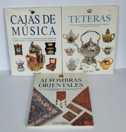 424 - TRES LIBROS SOBRE ANTIGÜEDADES Y COLECCIONISMO