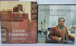 141 - DOS LIBROS SOBRE EL PINTOR XAVIER CARBONELL