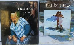 140 - DOS LIBROS SOBRE EL PINTOR LLUÍS RIBAS