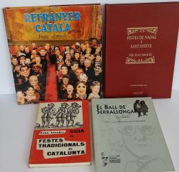 97 - CUATRO LIBROS DE JOAN AMADES