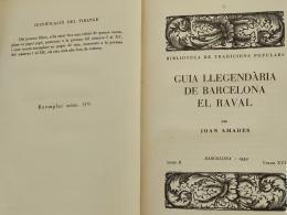 234 - GUÍA LLEGENDARIA DE BARCELONA:  EL RAVAL.