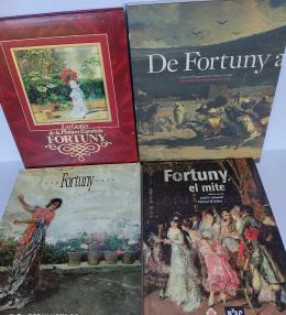 100 - CUATRO LIBROS SOBRE MARIANO FORTUNY