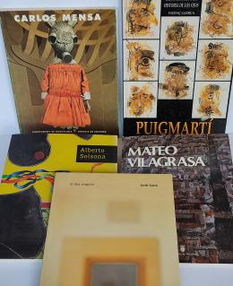 86 - CINCO LIBROS Y CATÁLOGOS SOBRE ARTISTAS CONTEMPORÁNEOS