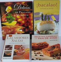 96 - CUATRO LIBROS DE COCINA