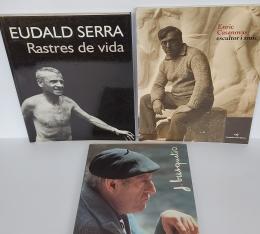 433 - TRES LIBROS SOBRE ESCULTORES CATALANES
