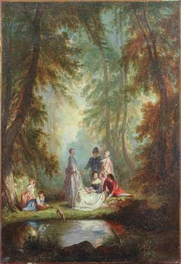 546 - ESCUELA FRANCESA DEL SIGLO XVIII, SEGUIDOR DE FRAGONARD