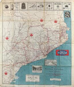 225 - MAPA CARRETERAS DE CATALUNYA