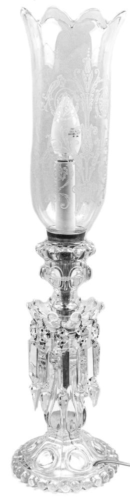 856 - LÁMPARA EN CRISTAL
