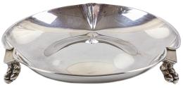727 - PEQUEÑO CENTRO DE MESA EN PLATA DE MEDIADOS DEL S.XX