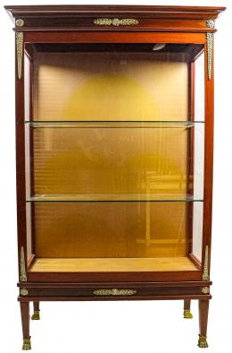 330 - PEQUEÑA VITRINA DE ESTILO IMPERIO DE MEDIADOS DEL S.XX