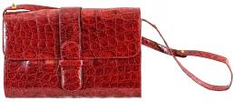758 - BOLSO EN PIEL DE COCODRILO AÑOS 70