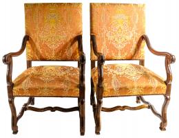 328 - PAREJA DE SILLONES DE MEDIADOS DEL S.XX