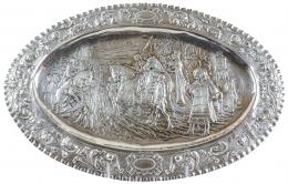 728 - PLAFON DECORATIVO EN PLATA LABRADA DE PRINCIPIOS DEL S.XX