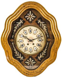768 - RELOJ DE PARED ISABELINO DEL SEGUNDO TERCIO DEL S.XIX