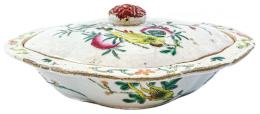 385 - LEGUMBRERA DE PORCELANA DE COMPAÑIA DE INDIAS