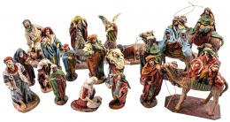 883 - CONJUNTO DE FIGURAS DE PESEBRE SEGUNDA MITAD S.XX