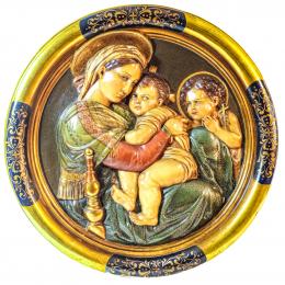 928 - "VIRGEN CON NIÑO Y SAN JUAN"