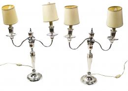 762 - PAREJA DE CANDELABROS
