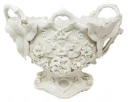 219 - JARDINERA DE PORCELANA BLANCA