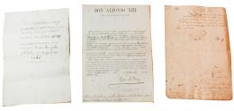 328 - TRES DOCUMENTOS NOTARIALES