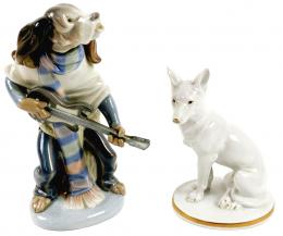 468 - DOS "PERROS" EN PORCELANA