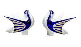 891 - DOS PALOMAS EN PORCELANA SARGADELOS