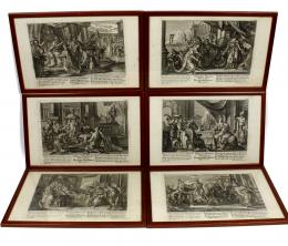 271 - COLECCION DE SEIS GRABADOS ENMARCADOS