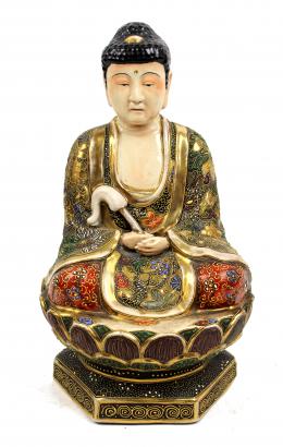 403 - "BUDA" EN CERÁMICA SATSUMA