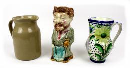 518 - LOTE DE TRES JARRAS EN CERAMICA