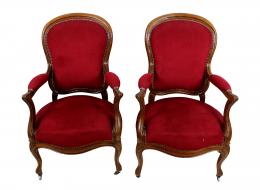357 - PAREJA DE SILLONES ISABELINOS