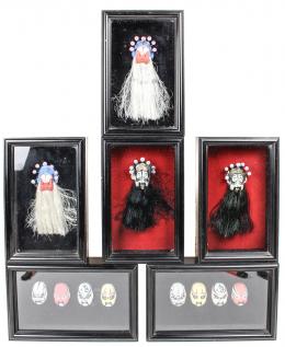 441 - SEIS PLAFONES DECORATIVOS ORIENTALES