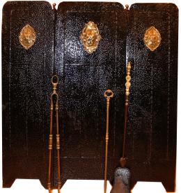 1058 - PARACHISPAS Y UTENSILIOS DE CHIMENEA