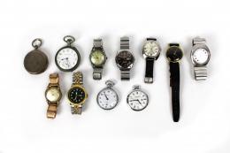 131 - LOTE VARIADO DE RELOJES DE PULSERA Y BOLSILLO.