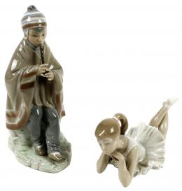 473 - DOS FIGURAS DE PORCELANA