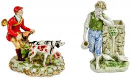 472 - DOS FIGURAS DE PORCELANA