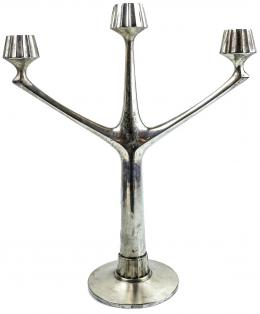 1155 - CANDELABRO EN PLATA AÑOS 70