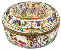 460 - CAJA DE PORCELANA ITALIANA