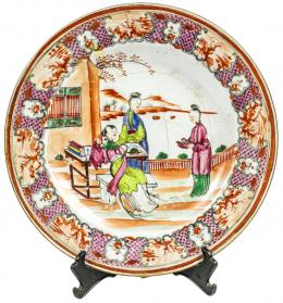 436 - PLATO DE PORCELANA CHINA