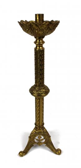 975 - CANDELERO DE IGLESIA DEL S. XIX
