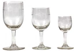 37 - CONJUNTO DE COPAS EN CRISTAL