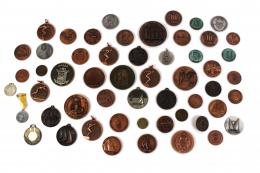 384 - GRAN LOTE DE MEDALLAS CONMEMORATIVAS