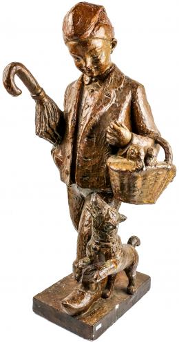 936 - FIGURA EN ESTUCO DE MEDIADOS DEL S.XX